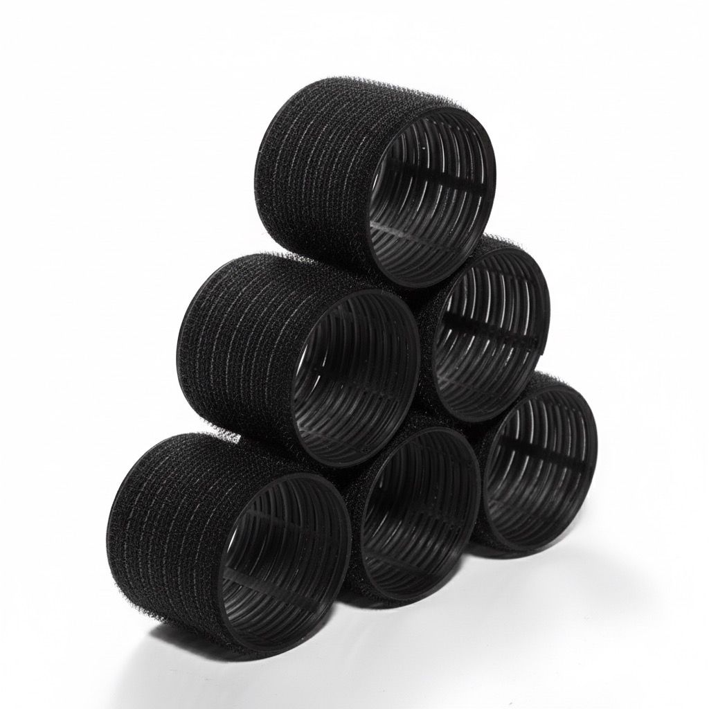 Hair Roller Black 6 pcs