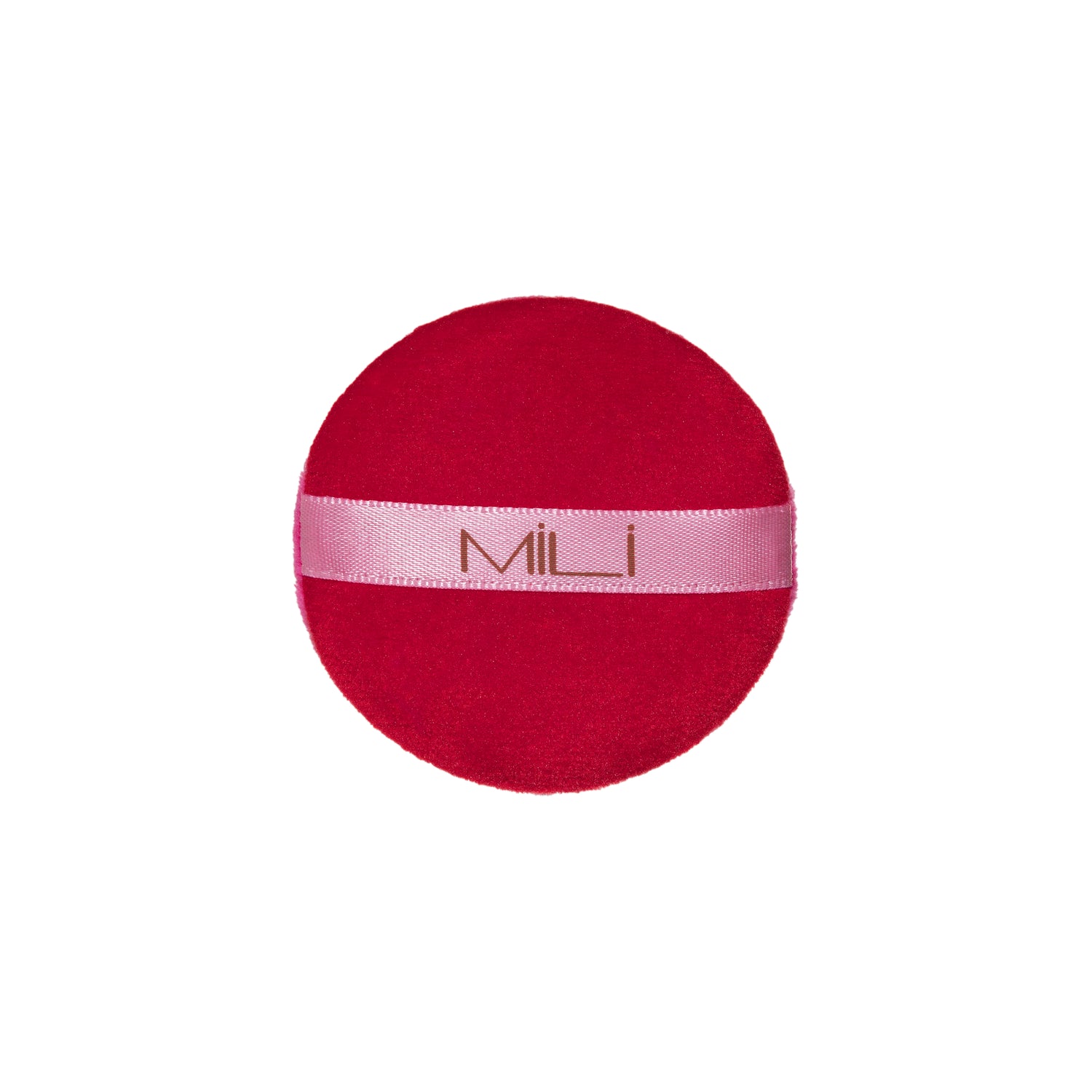 Powder Bake Puff Round Red