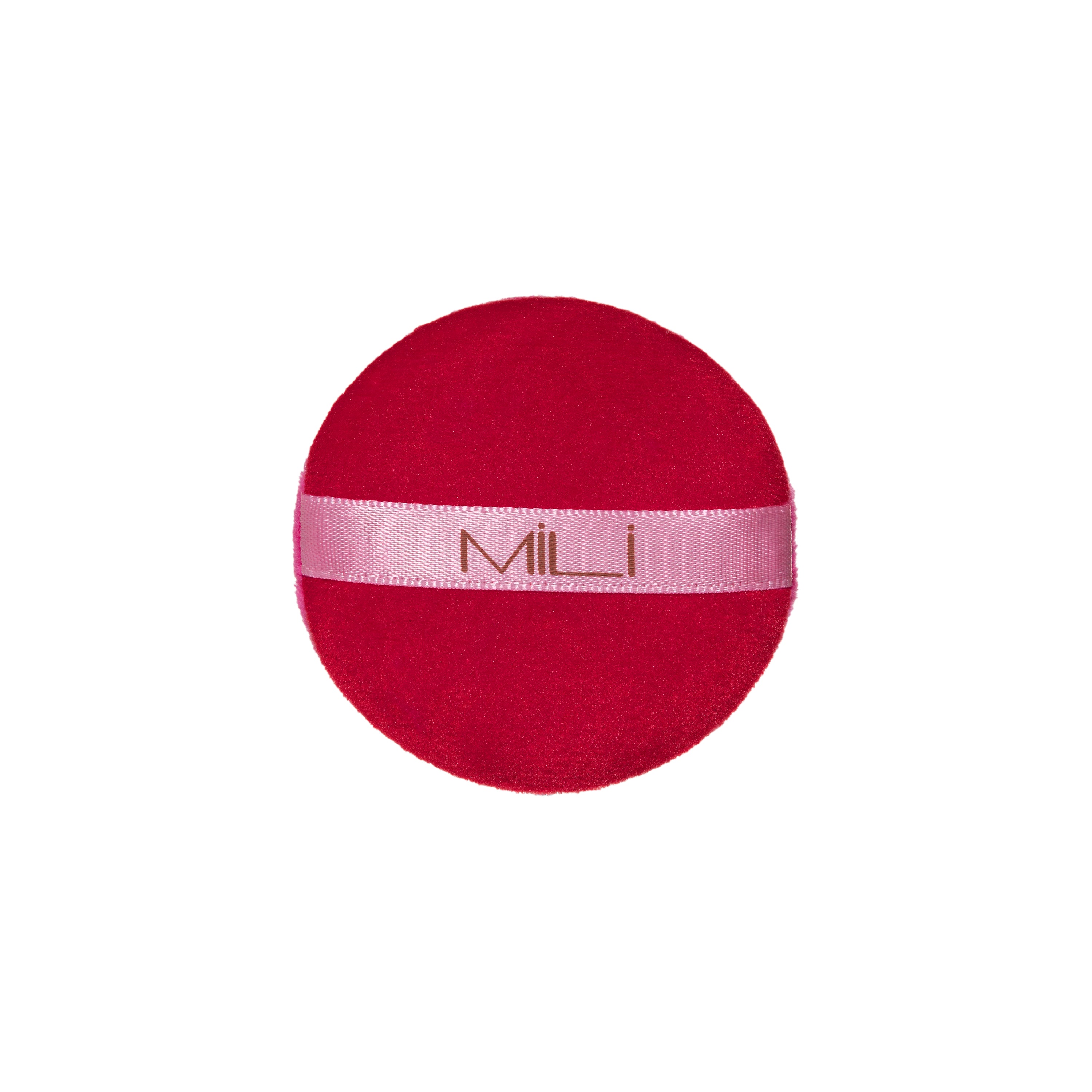 Powder Bake Puff Round Red