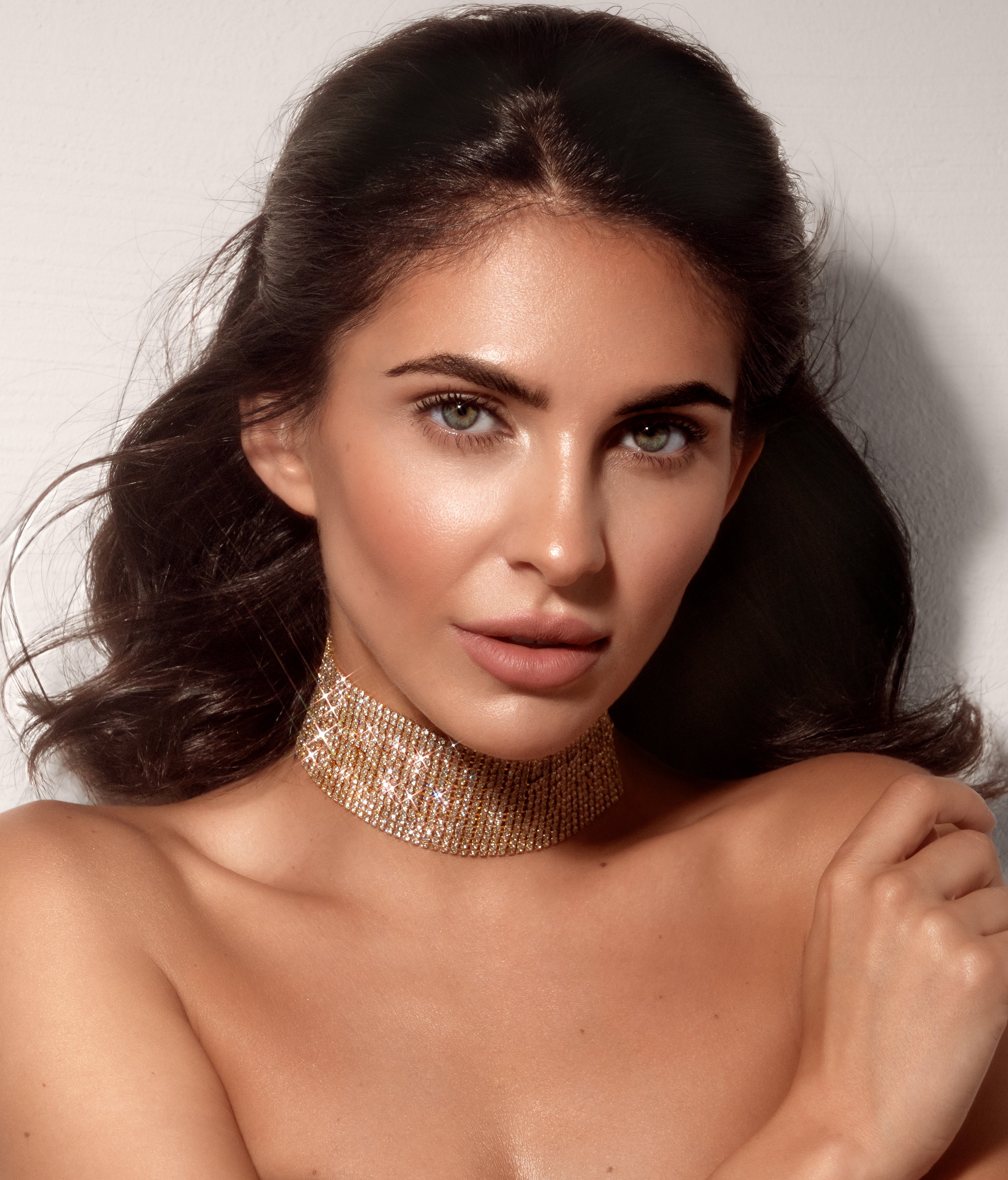 Golden Glam Necklace/ Bracelet