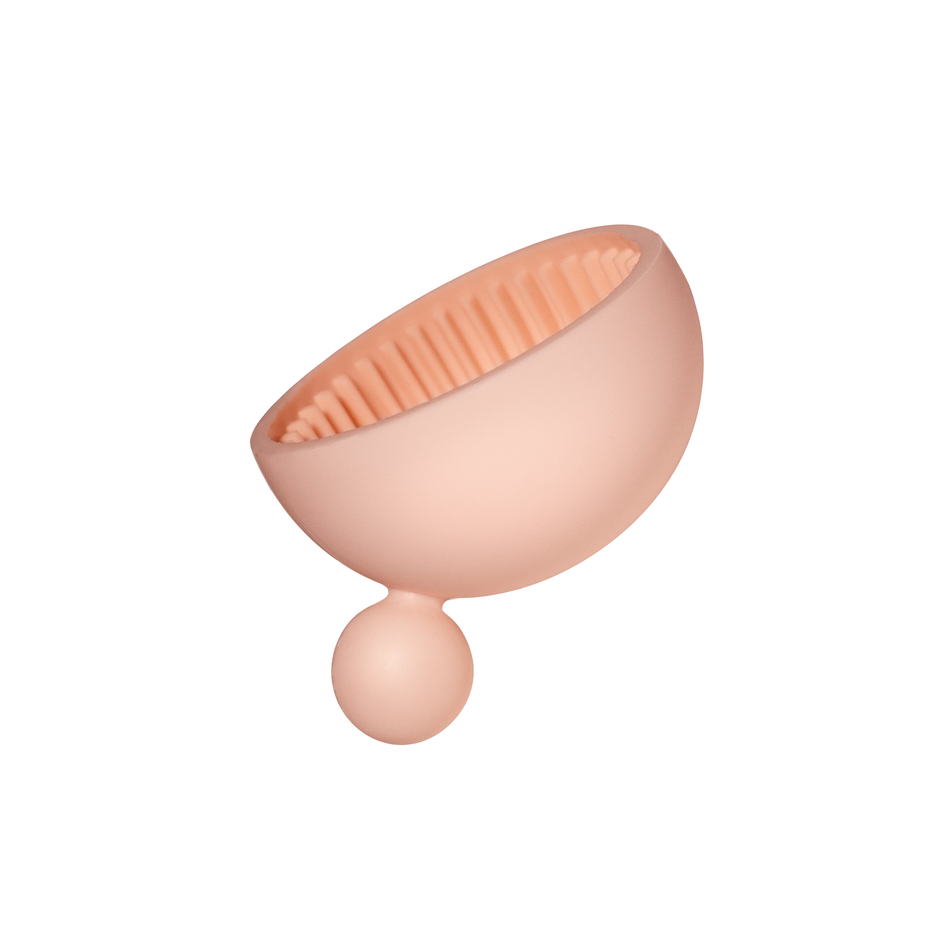 Brush Cleaning Bowl Powder Pink
