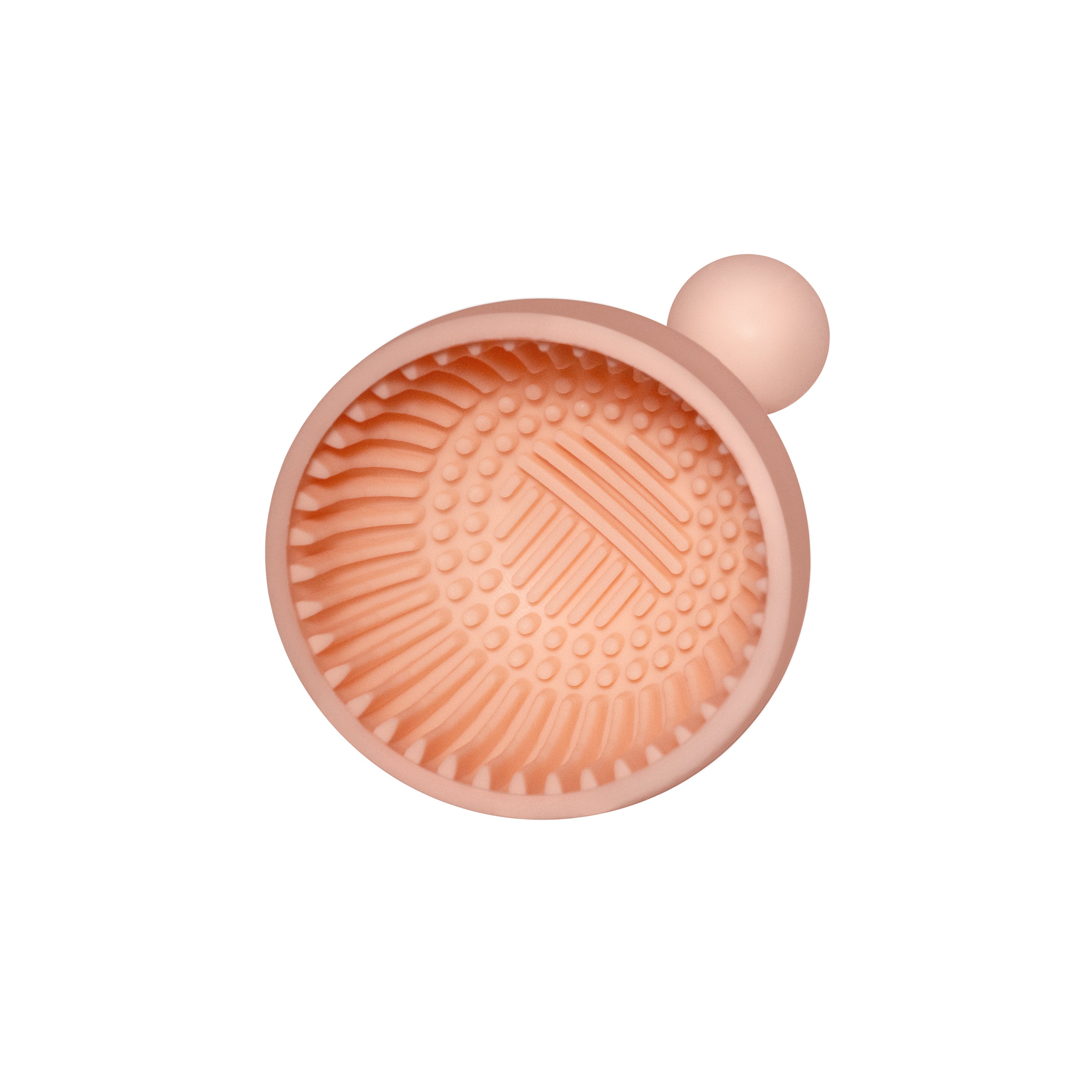 Brush Cleaning Bowl Powder Pink
