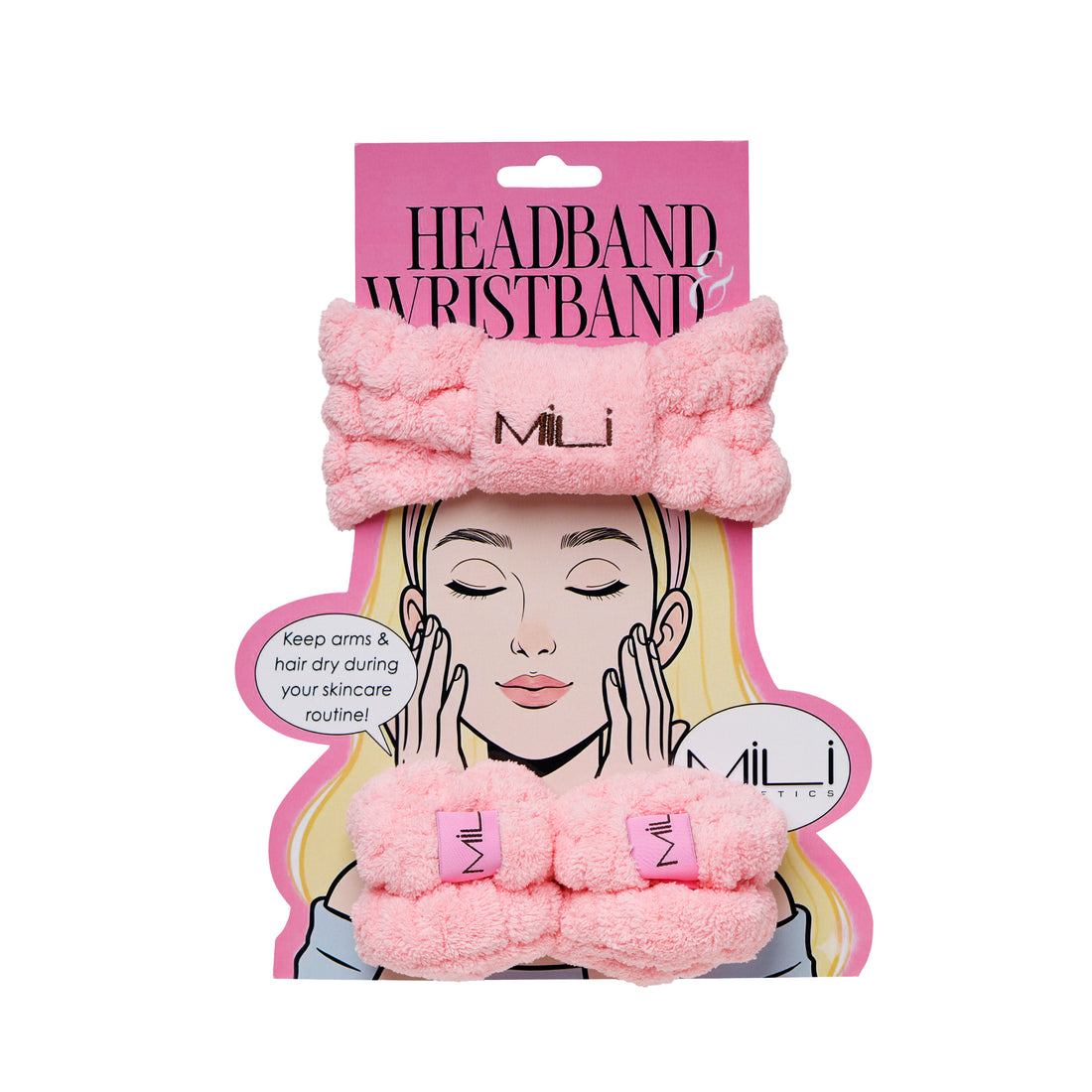 Headband &amp; Wrist Washband Deluxe Set