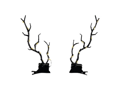 Reindeer Horn With Lights Golden