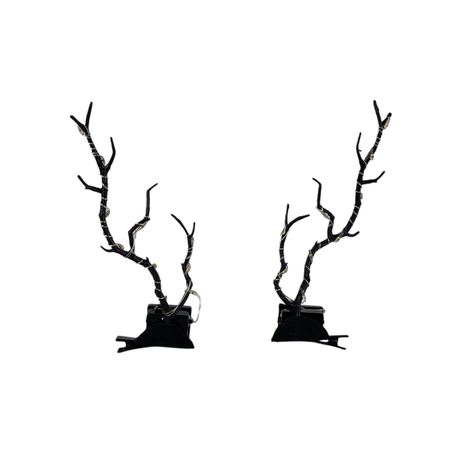 Reindeer Horn With Lights Golden