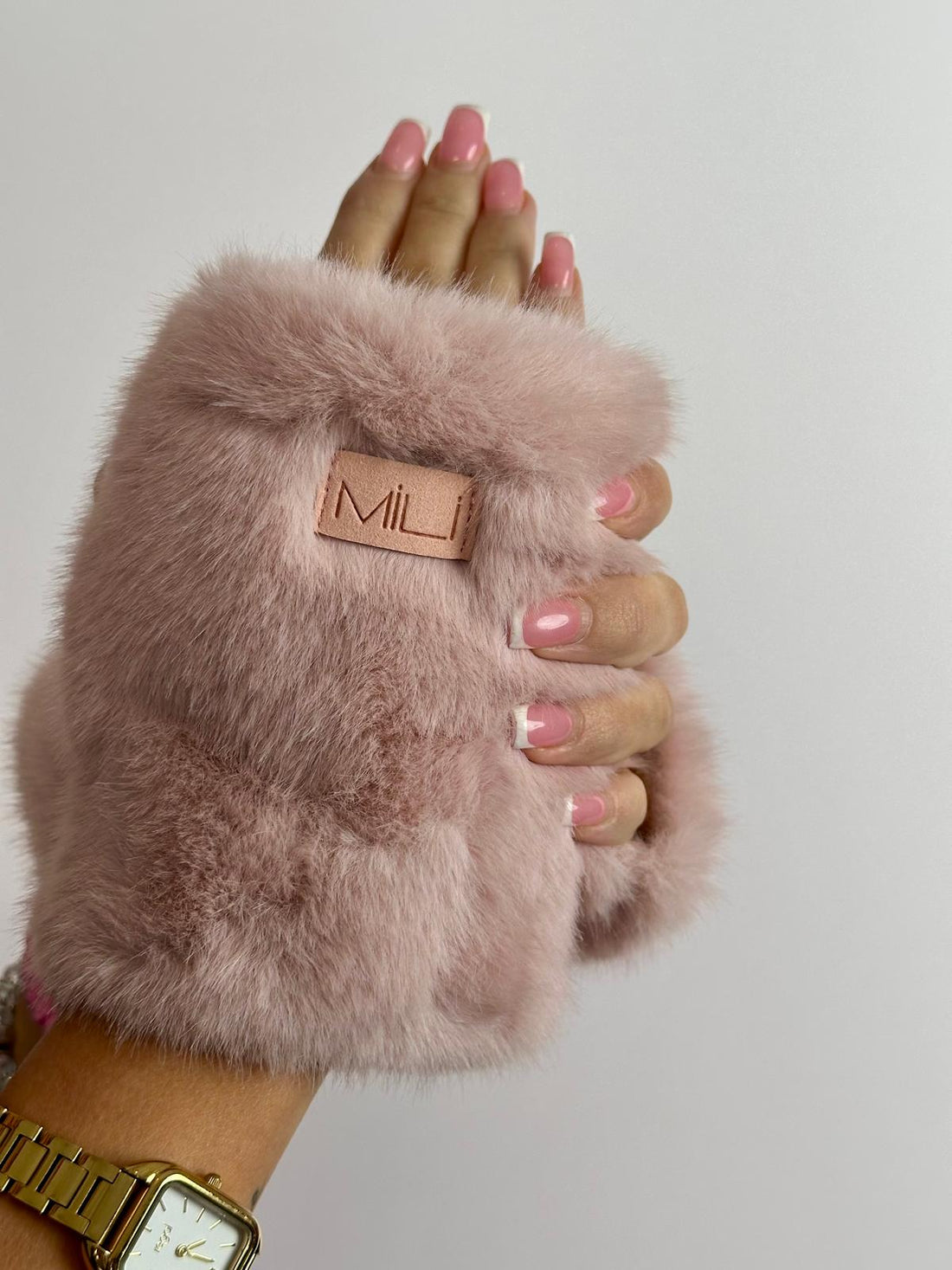 Mittens Creamy Pink