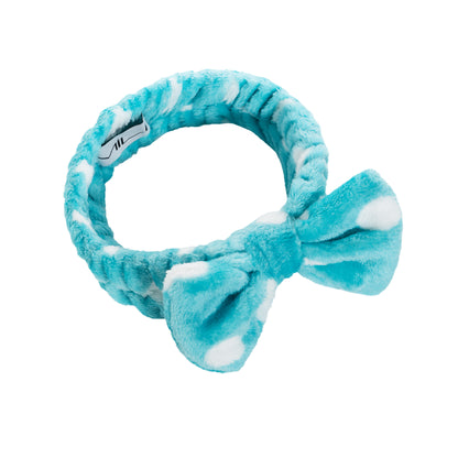 Hair Band Polka Dot Blue