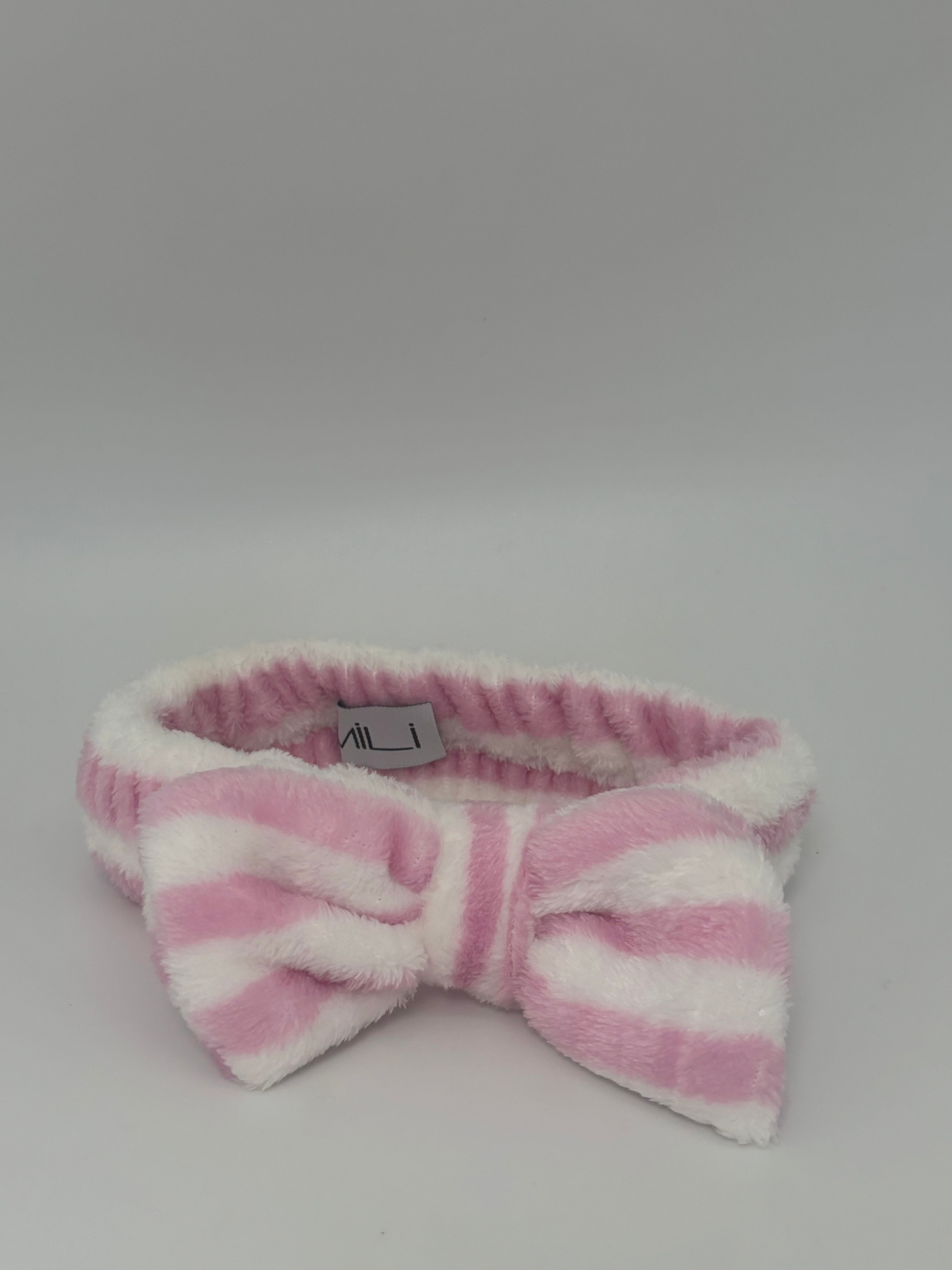 Hair Band Stripe Pink